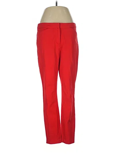 Pre-owned Halogen Dress Pants In Red