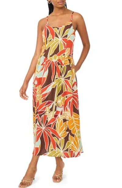 Halogen ® Drop Waist Maxi Sundress In Orange