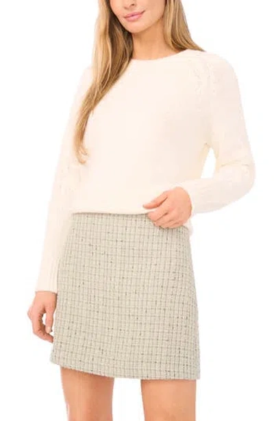 Halogen ® Embroidered Floral Sweater In Animal Print