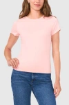 Halogen ® Essential Compression T-shirt In Silvery Pink