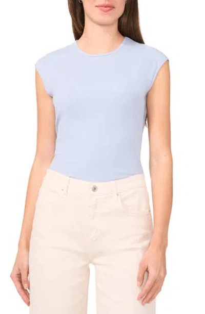 Halogen ® Extended Shoulder Sleeveless Top In Blue