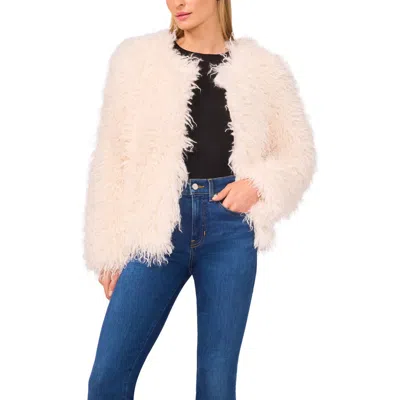Halogen ® Faux Fur Jacket In White