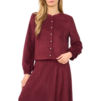 Halogen ® Faux Suede Jacket In Brown