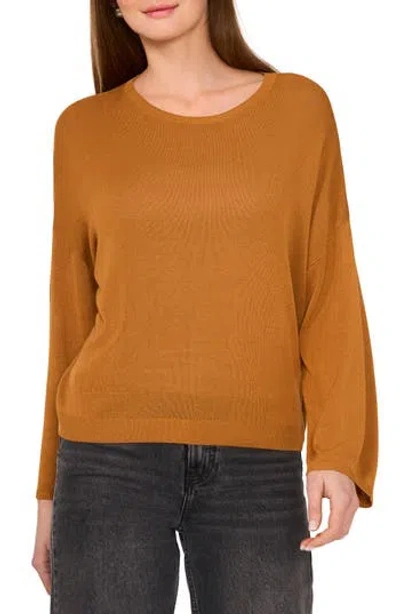 Halogen ® Fine Gauge Crewneck Sweater In Cathay Spice