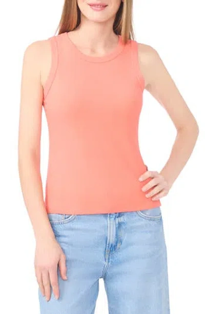 Halogen ® Fitted Ribbed Tank Top In Pink