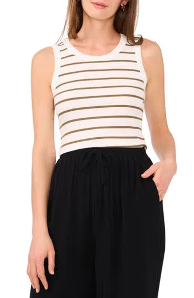 Halogen ® Fitted Ribbed Tank Top In Multi