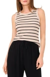 Halogen ® Fitted Ribbed Tank Top In Pink