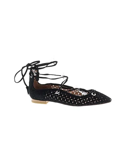 Pre-owned Halogen Flats In Black