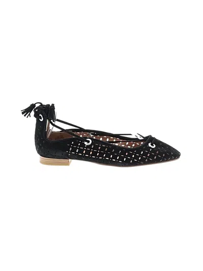 Pre-owned Halogen Flats In Black