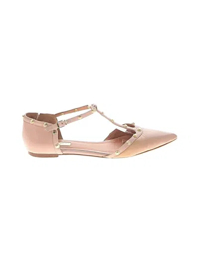 Pre-owned Halogen Flats In Brown