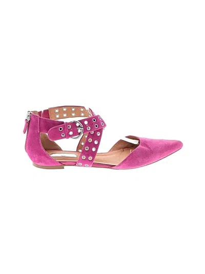 Pre-owned Halogen Flats In Pink