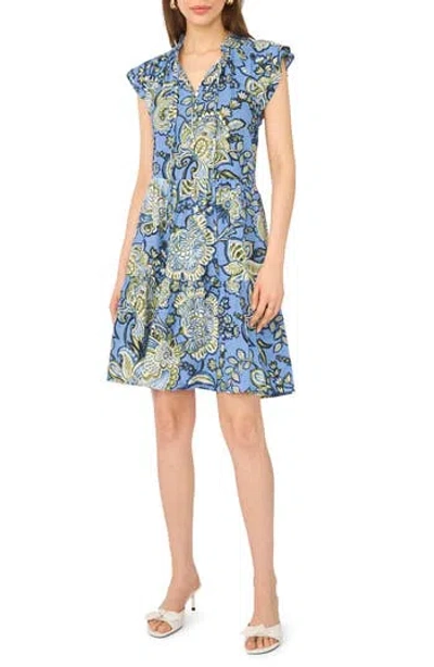 Halogen ® Floral Cap Sleeve Tiered Dress In Multi