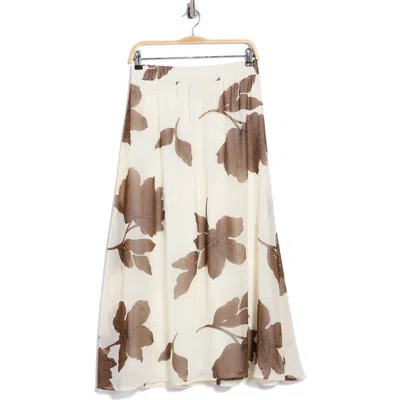 Halogen ® Floral Print Maxi Skirt In Neutral