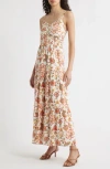 Halogen ® Floral Smocked Maxi Sundress In Multi