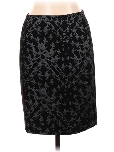 Pre-owned Halogen Formal Skirt In Black