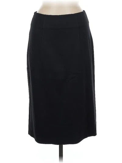 Pre-owned Halogen Formal Skirt In Black