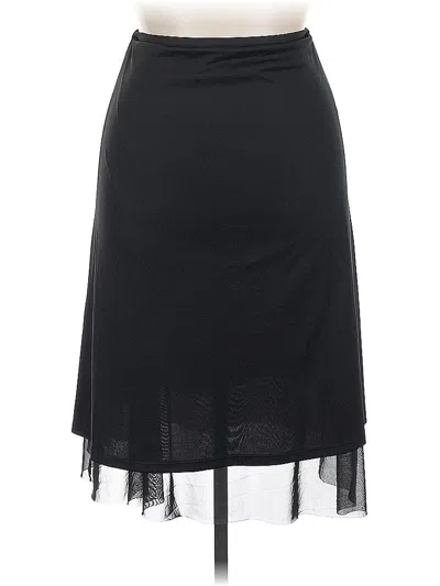 Pre-owned Halogen Formal Skirt In Black