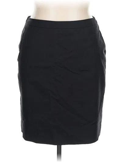 Pre-owned Halogen Formal Skirt In Black