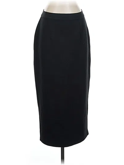 Pre-owned Halogen Formal Skirt In Black