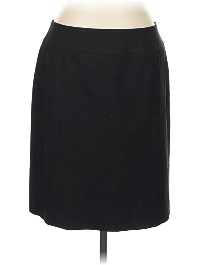 Pre-owned Halogen Formal Skirt In Black