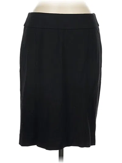 Pre-owned Halogen Formal Skirt In Black