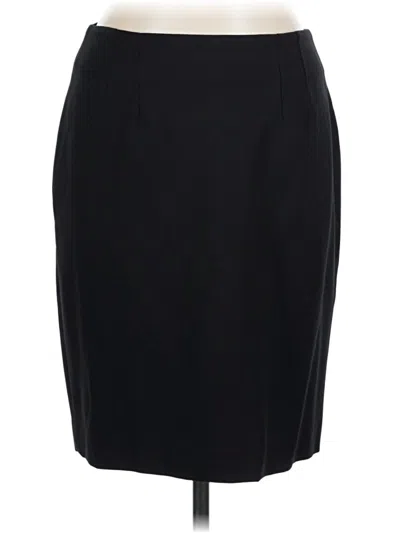 Pre-owned Halogen Formal Skirt In Black