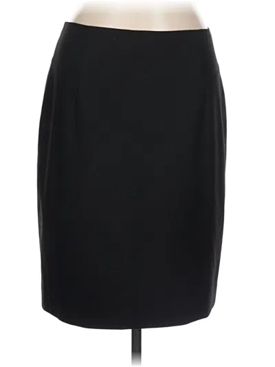 Pre-owned Halogen Formal Skirt In Black