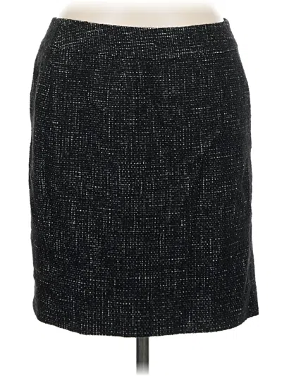 Pre-owned Halogen Formal Skirt In Black