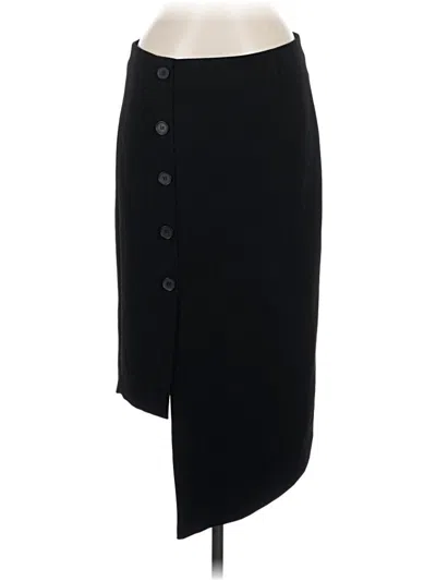 Pre-owned Halogen Formal Skirt In Black