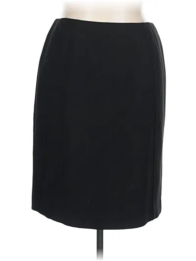 Pre-owned Halogen Formal Skirt In Black