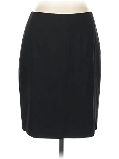 Pre-owned Halogen Formal Skirt In Black