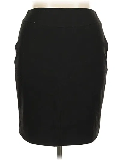 Pre-owned Halogen Formal Skirt In Black