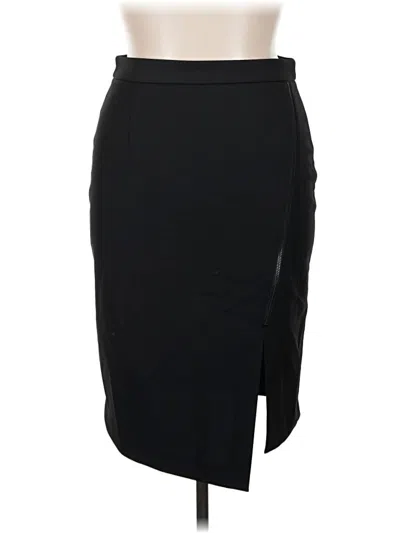 Pre-owned Halogen Formal Skirt In Black