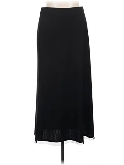 Pre-owned Halogen Formal Skirt In Black