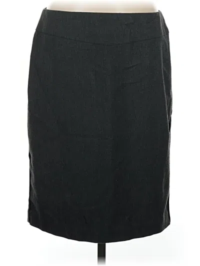 Pre-owned Halogen Formal Skirt In Black