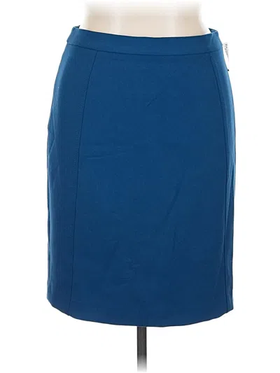 Pre-owned Halogen Formal Skirt In Blue