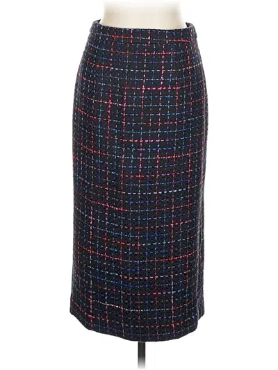 Pre-owned Halogen Formal Skirt In Blue