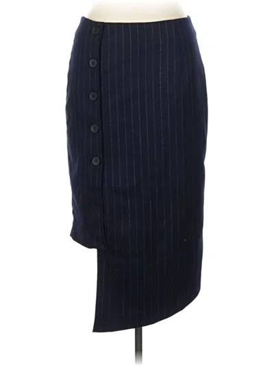 Pre-owned Halogen Formal Skirt In Blue