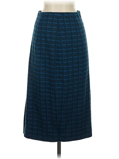 Pre-owned Halogen Formal Skirt In Blue