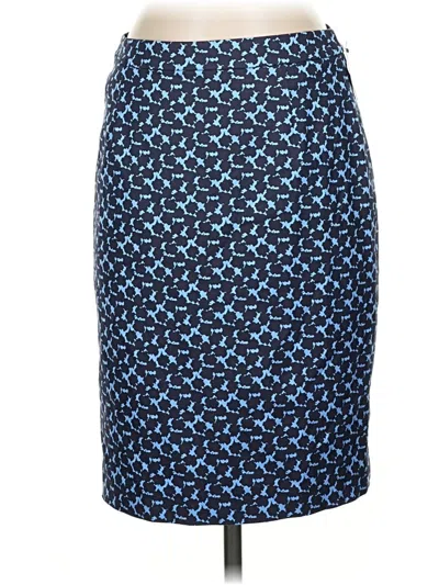 Pre-owned Halogen Formal Skirt In Blue