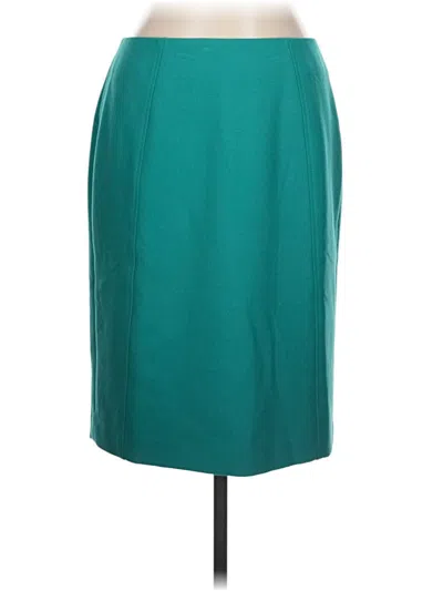 Pre-owned Halogen Formal Skirt In Blue