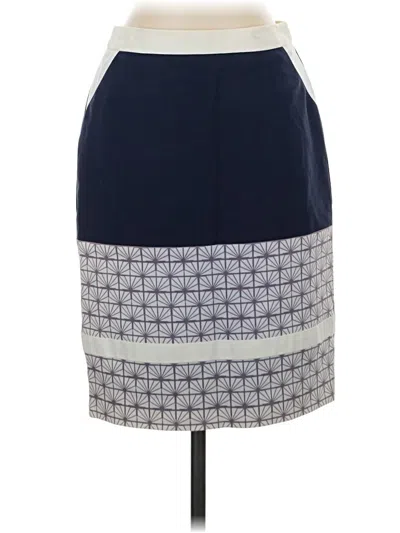 Pre-owned Halogen Formal Skirt In Blue