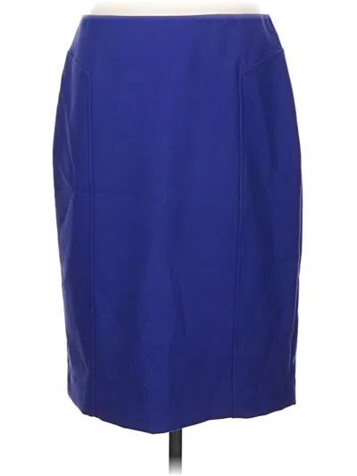 Pre-owned Halogen Formal Skirt In Blue