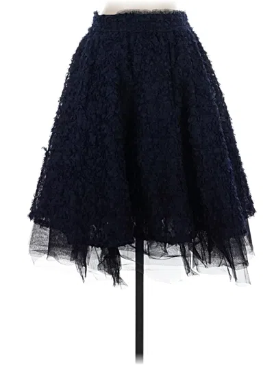 Pre-owned Halogen Formal Skirt In Blue