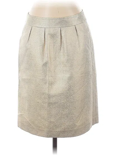 Pre-owned Halogen Formal Skirt In Brown