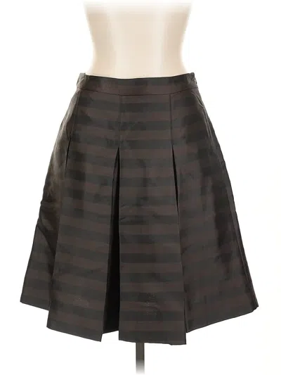 Pre-owned Halogen Formal Skirt In Brown