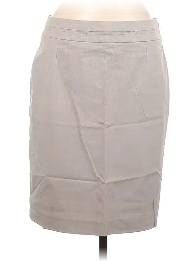 Pre-owned Halogen Formal Skirt In Brown