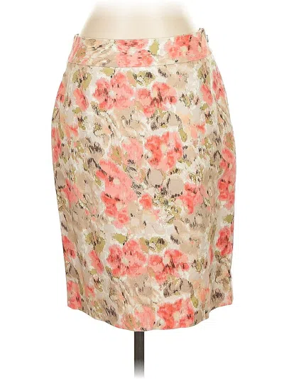 Pre-owned Halogen Formal Skirt In Brown