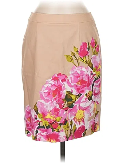 Pre-owned Halogen Formal Skirt In Brown