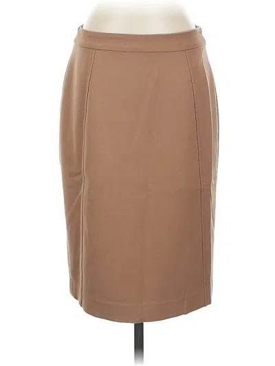 Pre-owned Halogen Formal Skirt In Brown